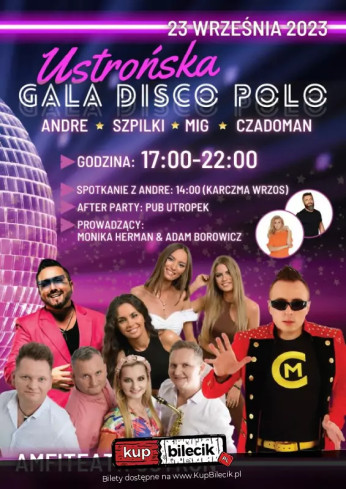 Ustroń Wydarzenie Koncert Ustrońska Gala Disco Polo